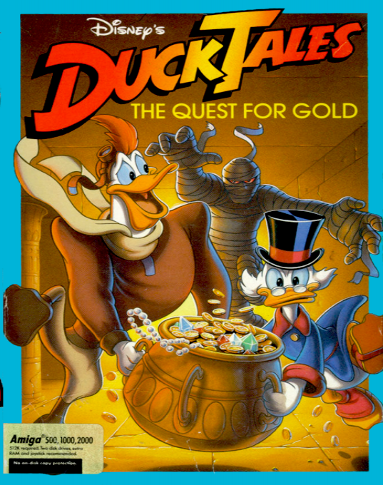 DuckTales - The Quest for Gold box art