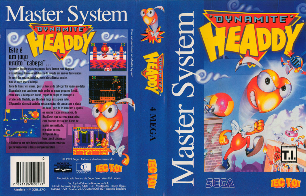 Dynamite Headdy — box-texture (BR)