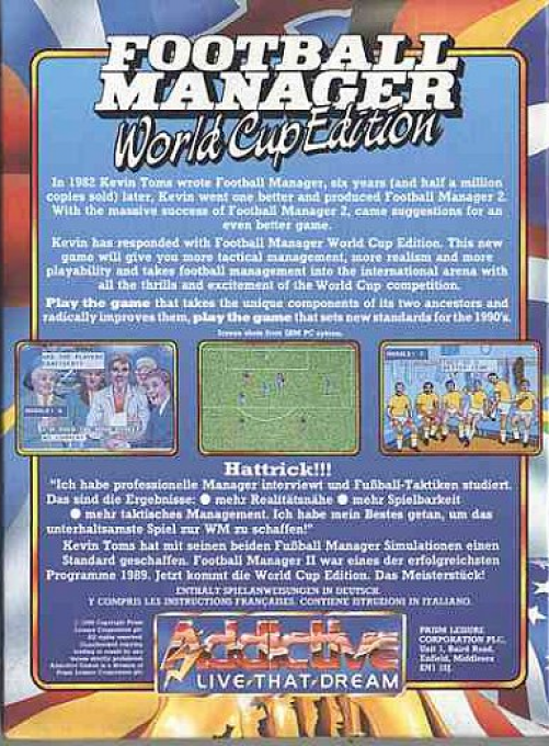 Football Manager - World Cup Edition — box-2D-back (EU)