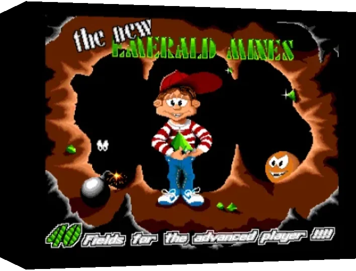 Emerald Mines 4 — box-3D (WOR)