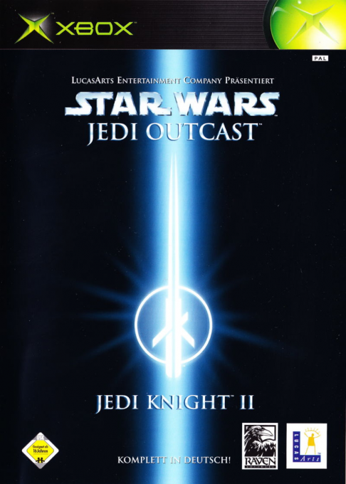 Star Wars - Jedi Knight II - Jedi Outcast — box-2D (DE)