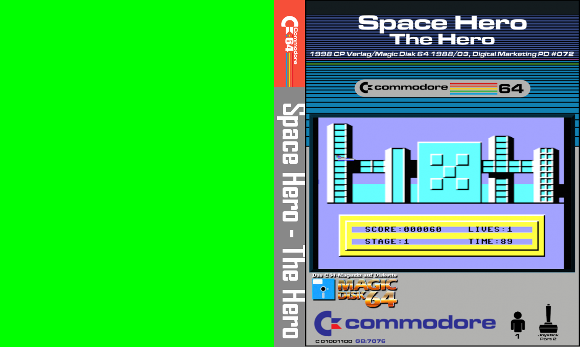 Space Hero : The Hero — box-texture (CUS)