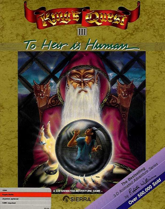 King's Quest 3 - To Heir Is Human box art