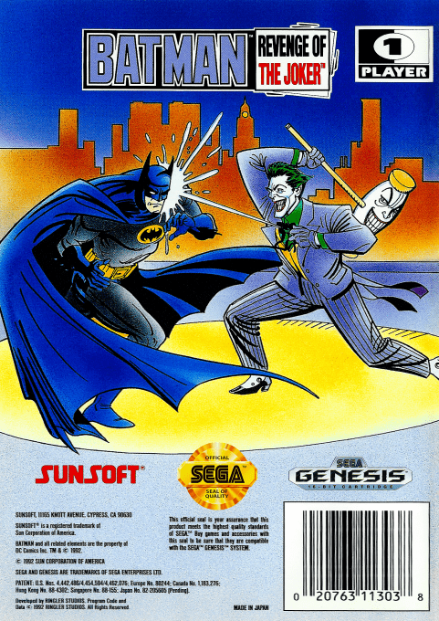 Batman - Revenge Of The Joker — box-2D-back (US)