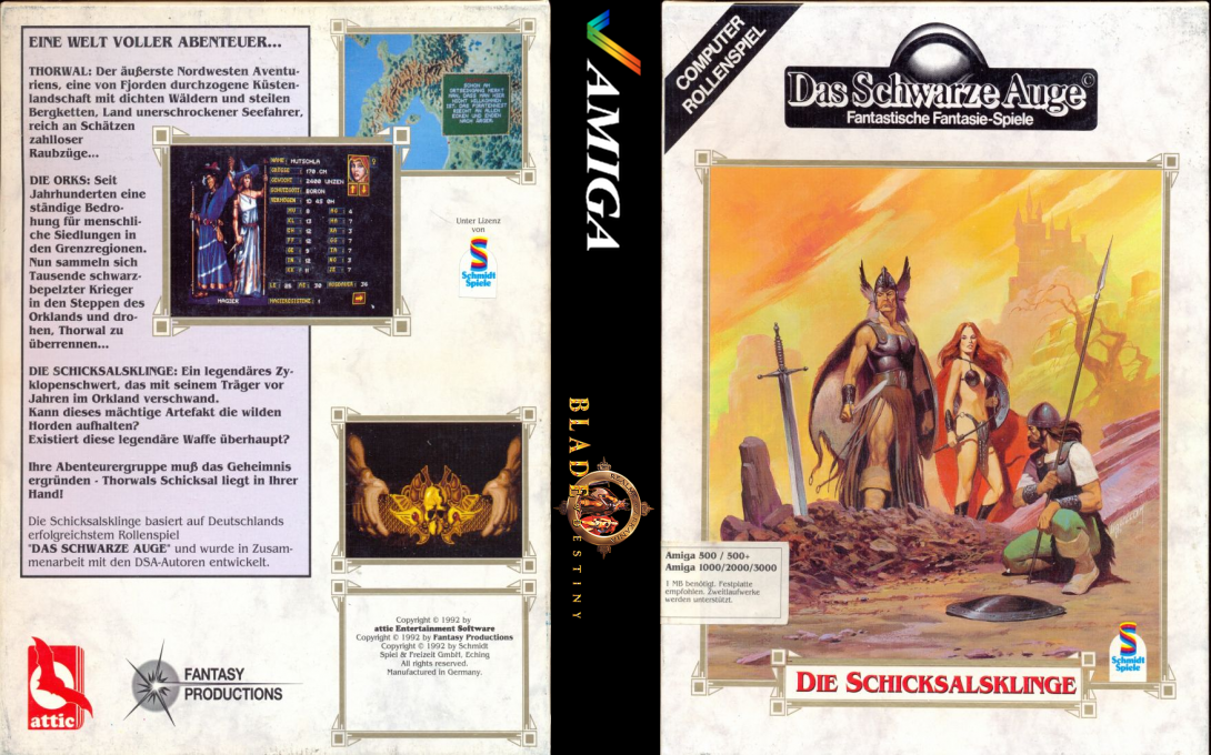 Realms of Arkania - Blade of Destiny — box-texture (DE)