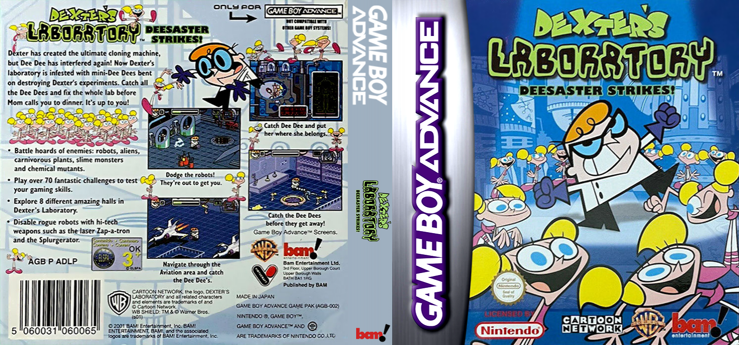 Dexter's Laboratory - Deesaster Strikes! — box-texture (EU)