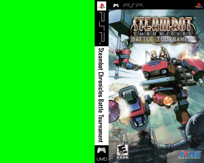 Steambot Chronicles Battle Tournament — box-texture (US)