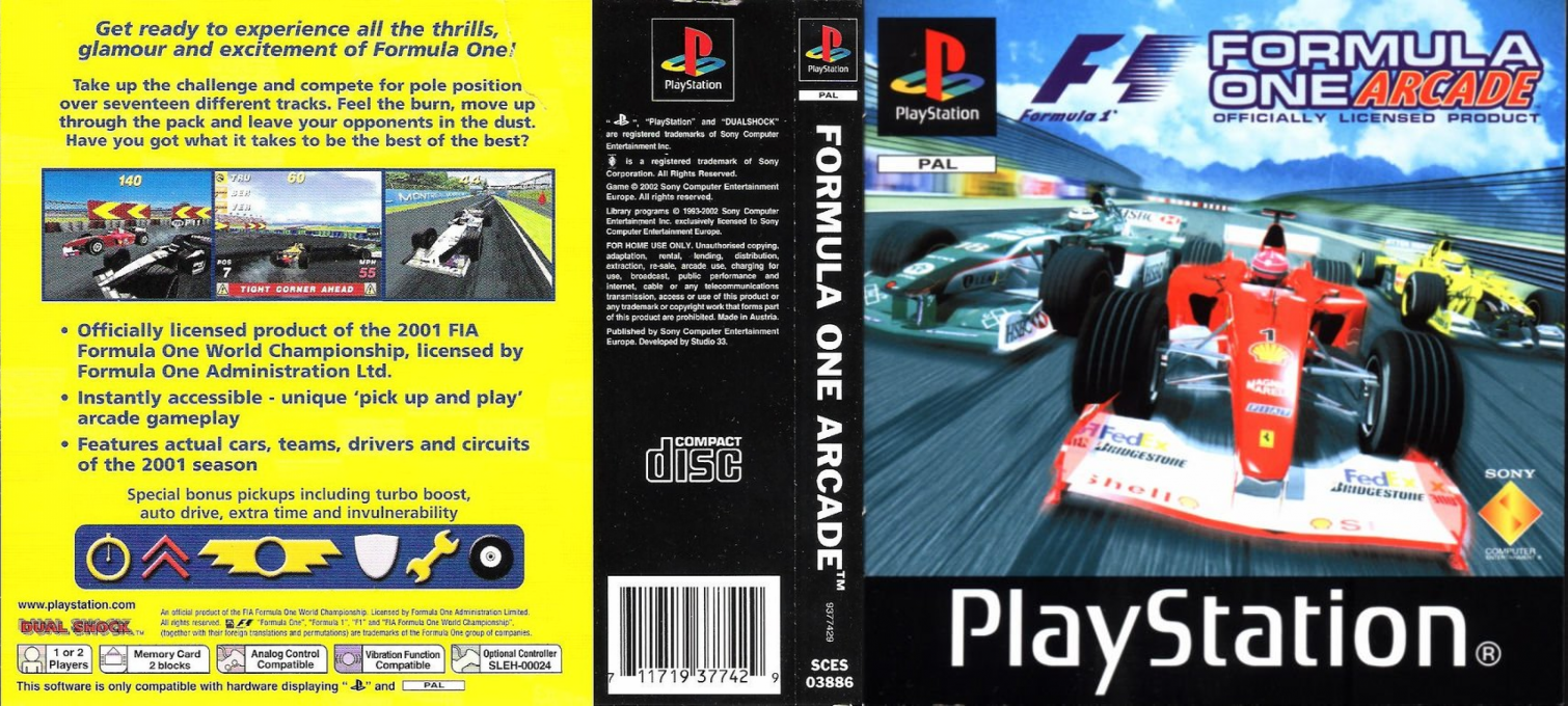 Formula One Arcade — box-texture (EU)