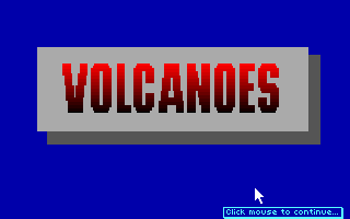 Volcano! box art