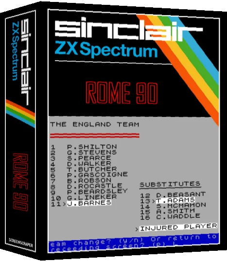 Rome 90 — box-3D (SS)