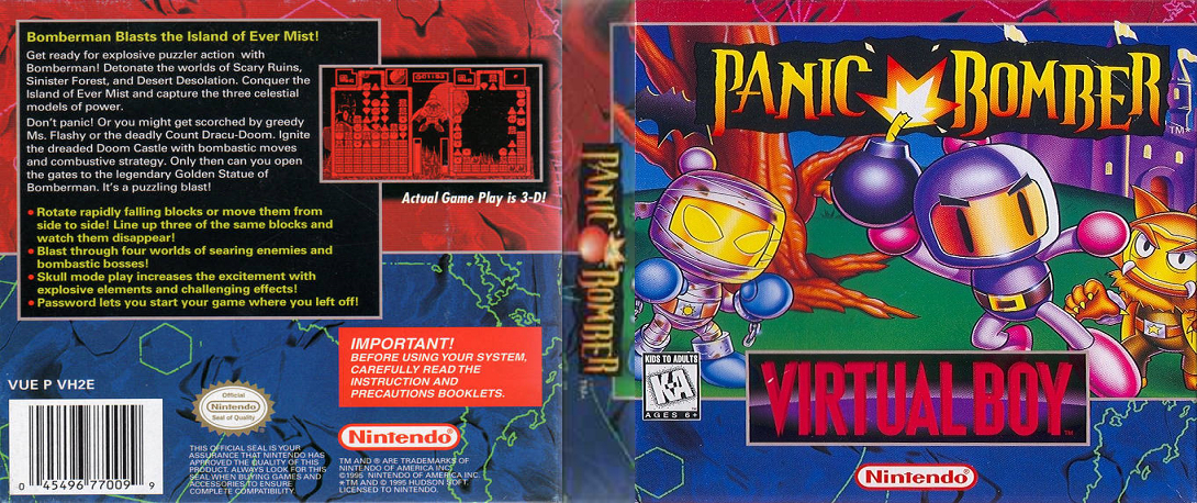 Panic Bomber — box-texture (US)