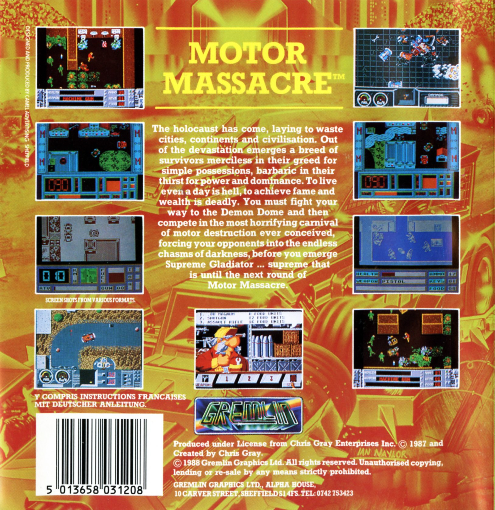 Motor Massacre — box-2D-back (EU)