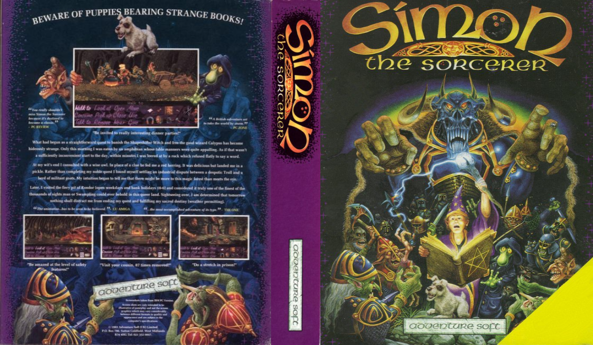 Simon the Sorcerer — box-texture (EU)