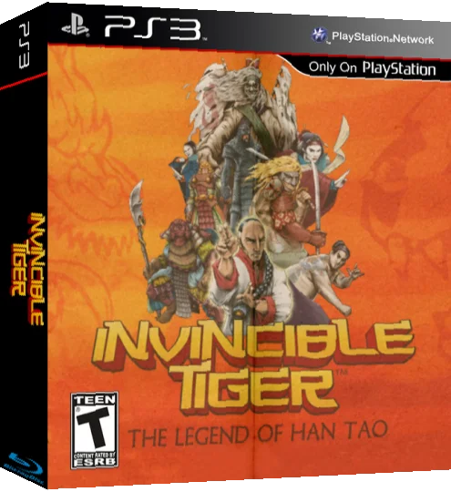 Invincible Tiger - The Legend of Han Tao — box-3D (US)
