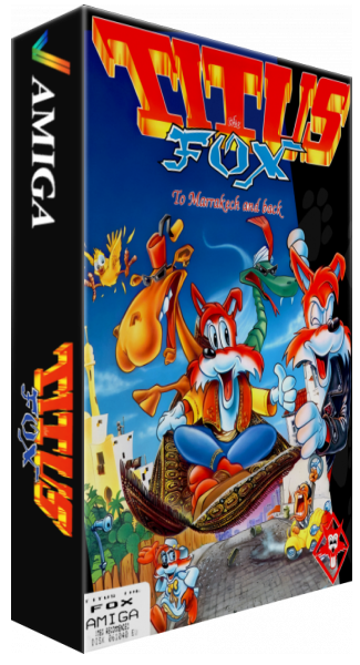 Titus the Fox — box-3D (EU)