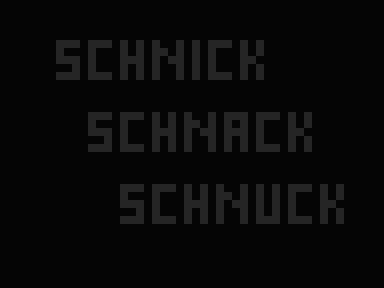 Schnick Schnack Schnuck — sstitle (WOR)