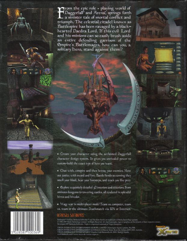 Elder Scrolls Legend Battlespire, An — box-2D-back (EU)
