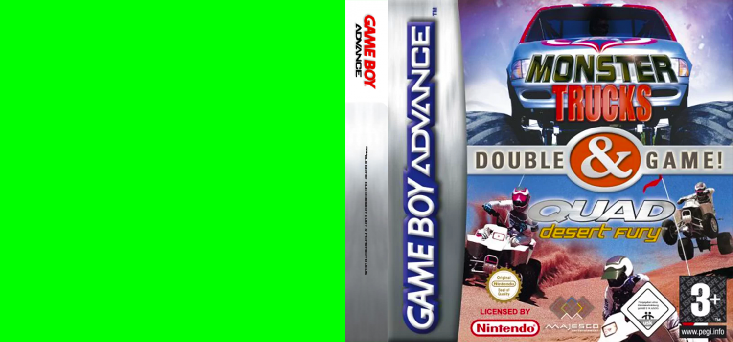 Double Game! - Quad Desert Fury & Monster Trucks — box-texture (EU)