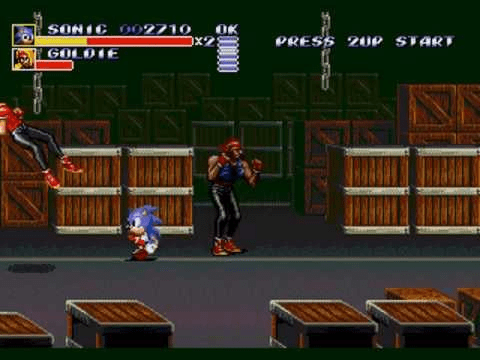 Sonic In Streets Of Rage 3 — ss (WOR)