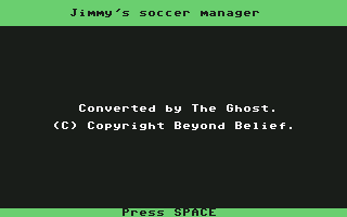 Jimmy's Soccer Manager — sstitle (EU)