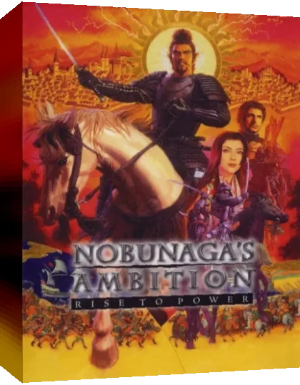 Nobunaga's Ambition - Rise to Power — box-3D (US)