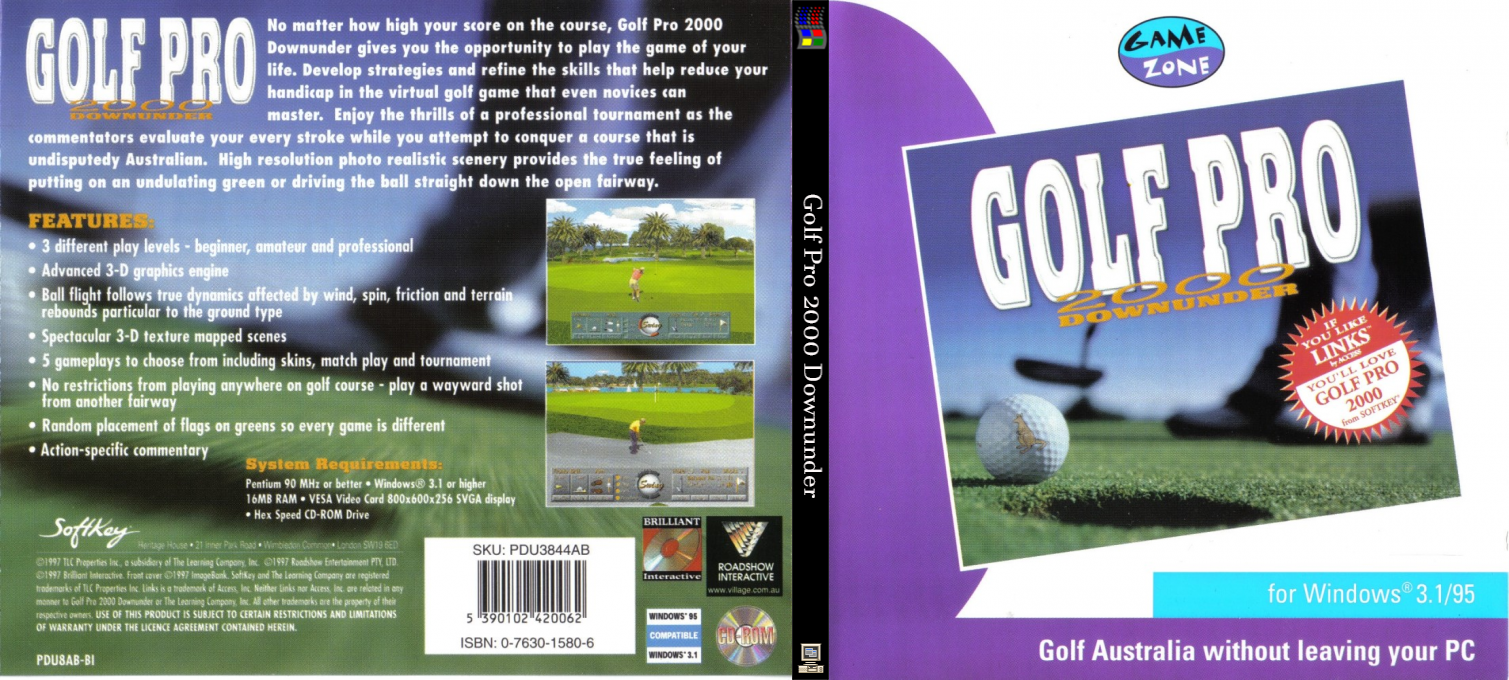 Golf Pro 2000 Downunder — box-texture (CUS)