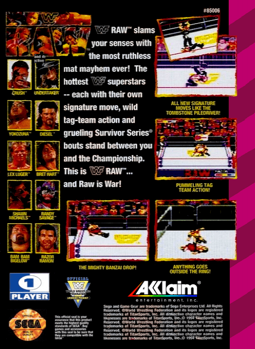 Wwf Raw — box-2D-back (US)