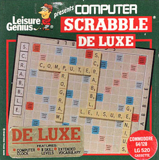 Computer Scrabble De Luxe box art