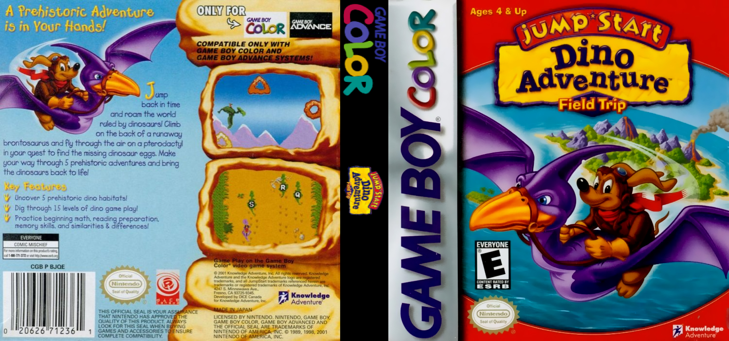 Jump Start - Dino Adventure - Field Trip — box-texture (US)