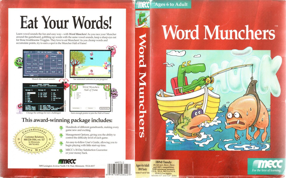 Word Munchers — box-texture (US)