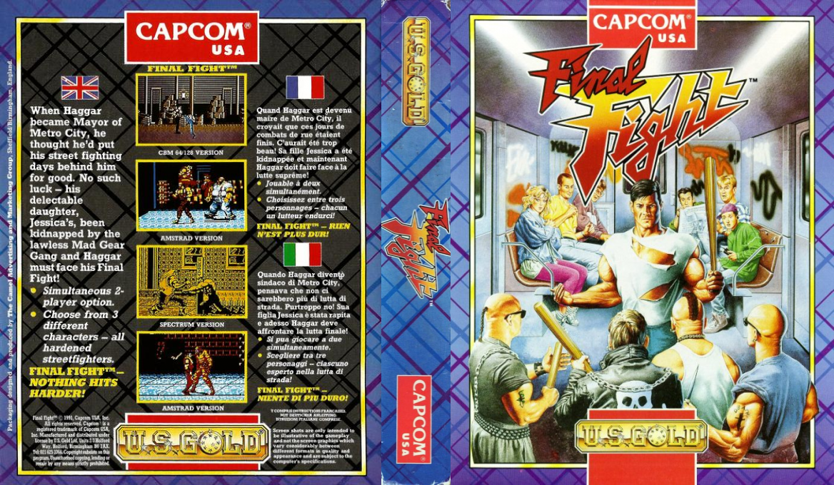 Final Fight — box-texture (EU)