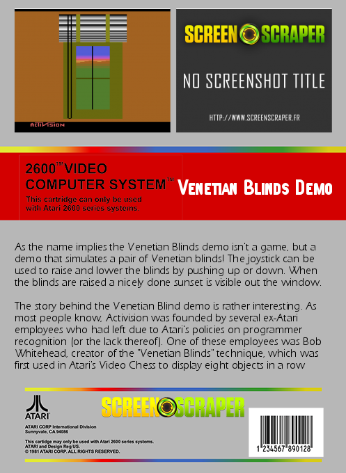 Venetian Blinds — box-2D-back (US)