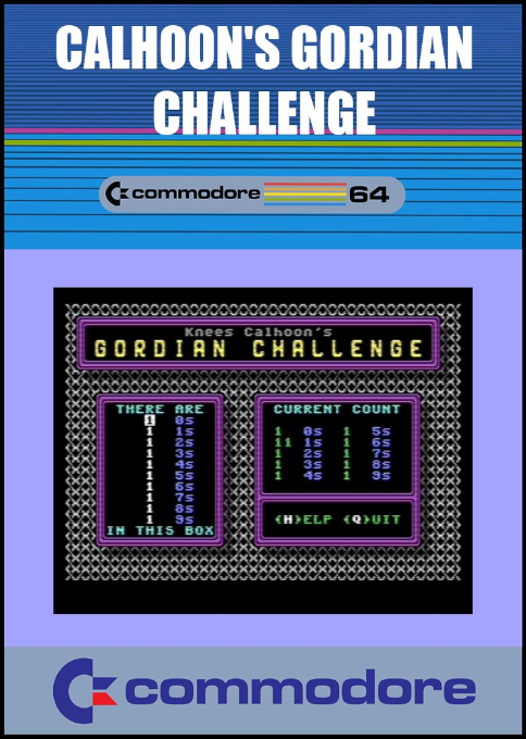 Calhoon's Gordian Challenge box art