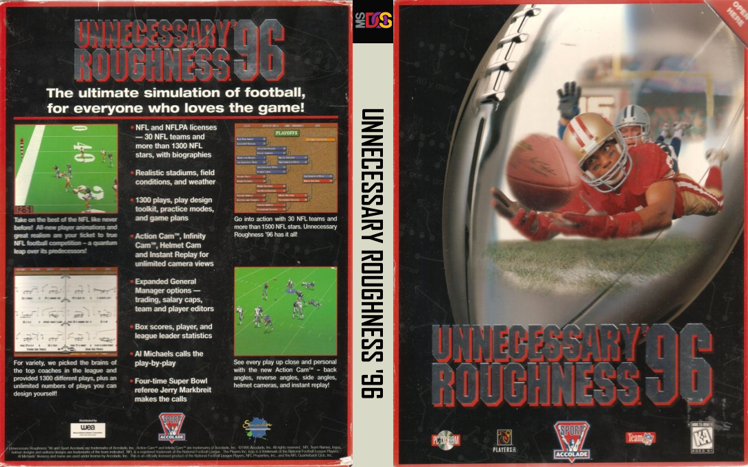 Unnecessary Roughness '96 — box-texture (US)