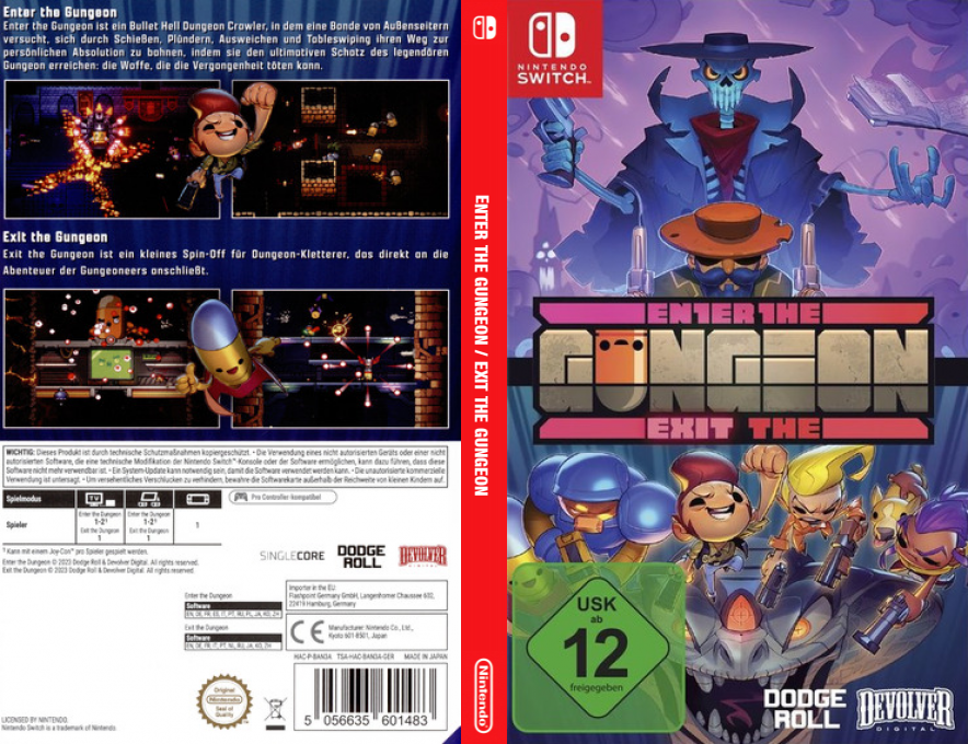 Enter the Gungeon / Exit the Gungeon — box-texture (DE)