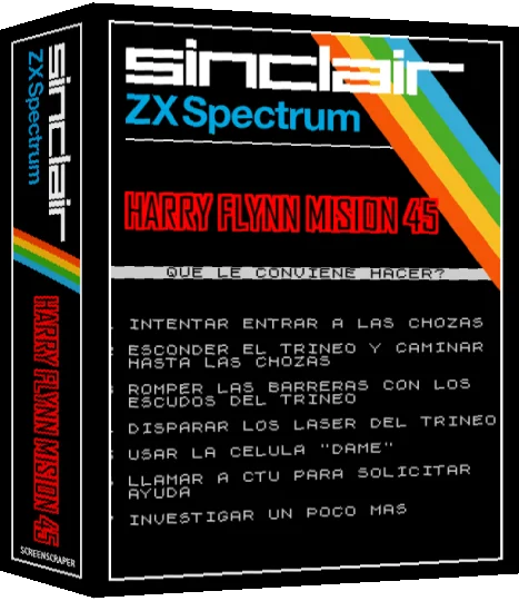 Harry Flynn Misión 45 — box-3D (SS)