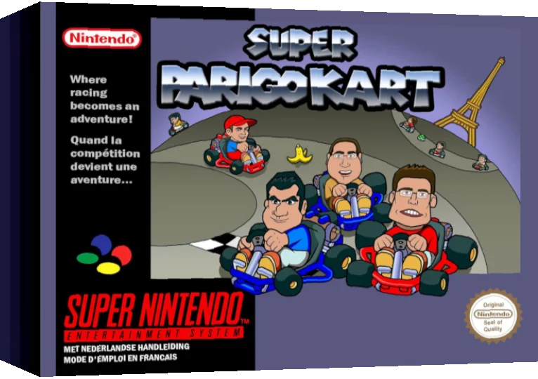 Super Parigo Kart — box-3D (EU)