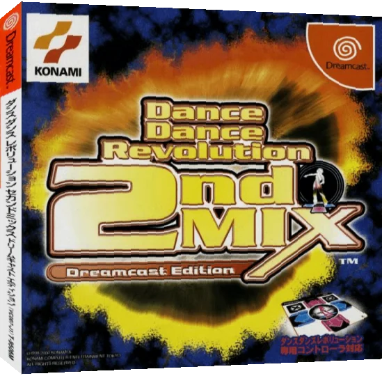 Dance Dance Revolution 2nd Mix - Dreamcast Edition — box-3D (JP)