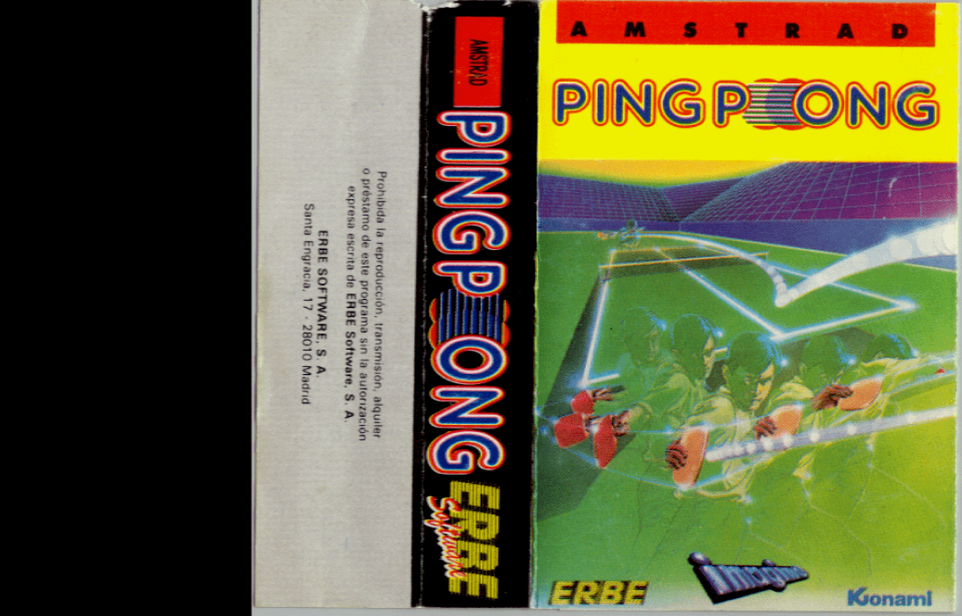 Konami's Ping Pong — box-texture (SP)