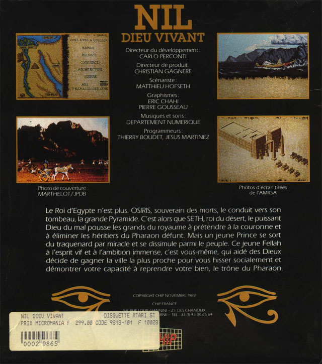 Day Of The Pharaoh — box-2D-back (FR)