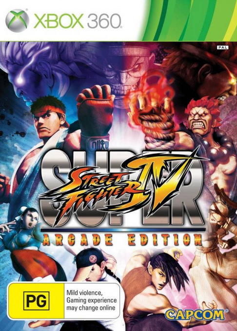 Super Street Fighter IV - Arcade Edition — box-2D (AU)