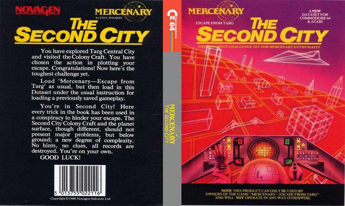 Mercenary 2 - The Second City — box-texture (UK)