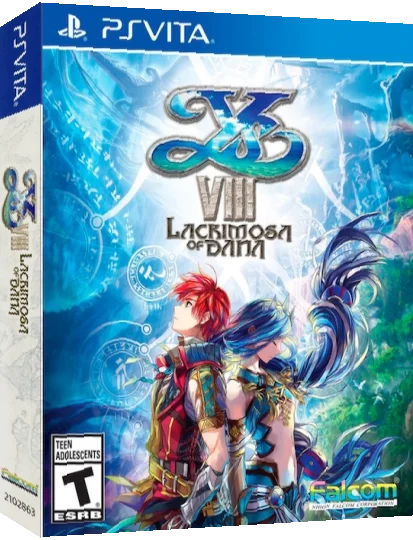 Ys VIII - Lacrimosa of Dana — box-3D (US)