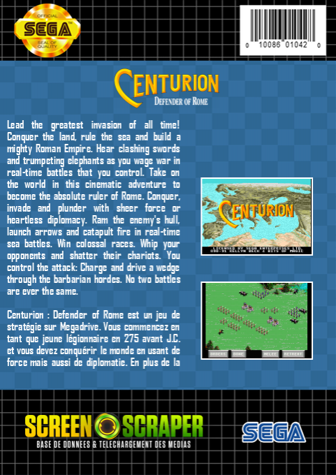 Centurion - Defender Of Rome — box-2D-back (SS)