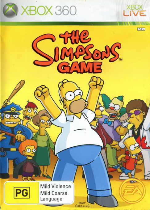 Simpsons Game, The — box-2D (AU)