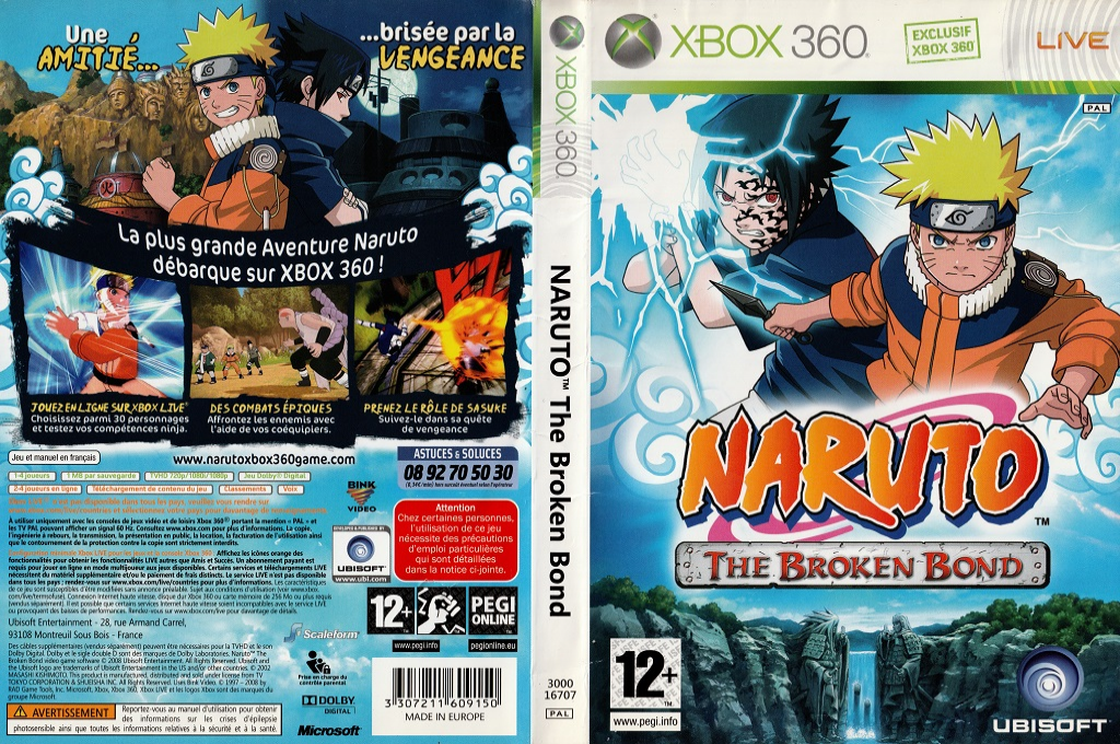 Naruto - The Broken Bond — box-texture (FR)