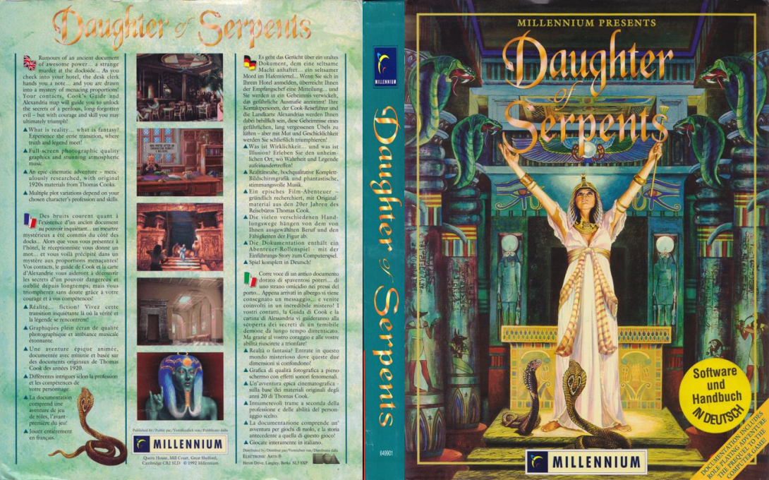 Daughters Of Serpents — box-texture (EU)