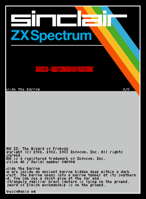 Zork 2 - The Wizard Of Frobozz box art