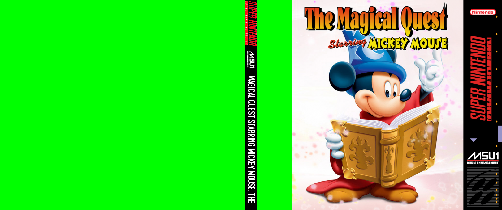 The Magical Quest Starring Mickey Mouse — box-texture (US)