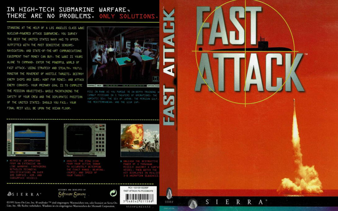 Fast Attack High Tech Submarine Warfare — box-texture (EU)